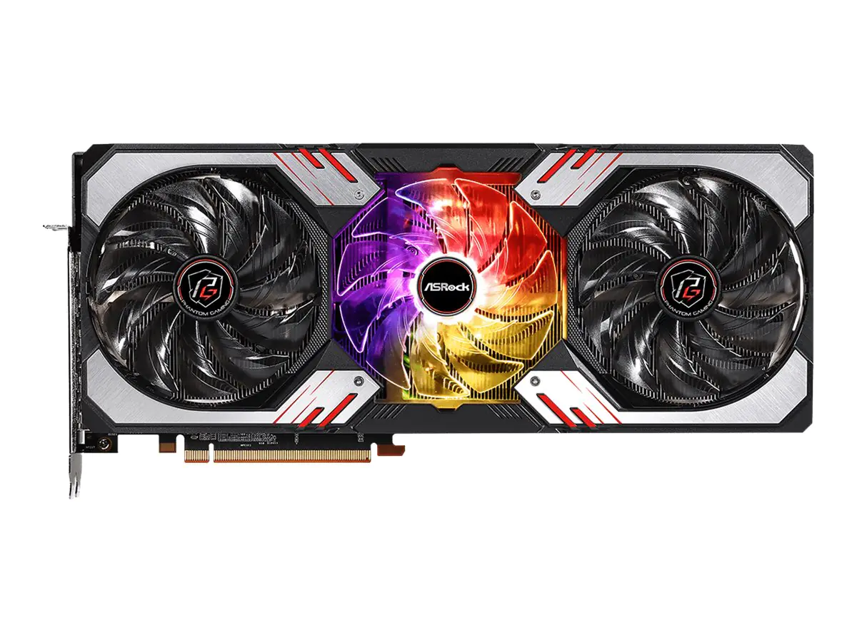 ASRock Phantom Gaming D Radeon RX 6800 XT 16G OC - Grafikkarten - Radeon RX 6800 XT - 16 GB GDDR6 - PCIe 4.0 x16 - HDMI, 3 x DisplayPort
