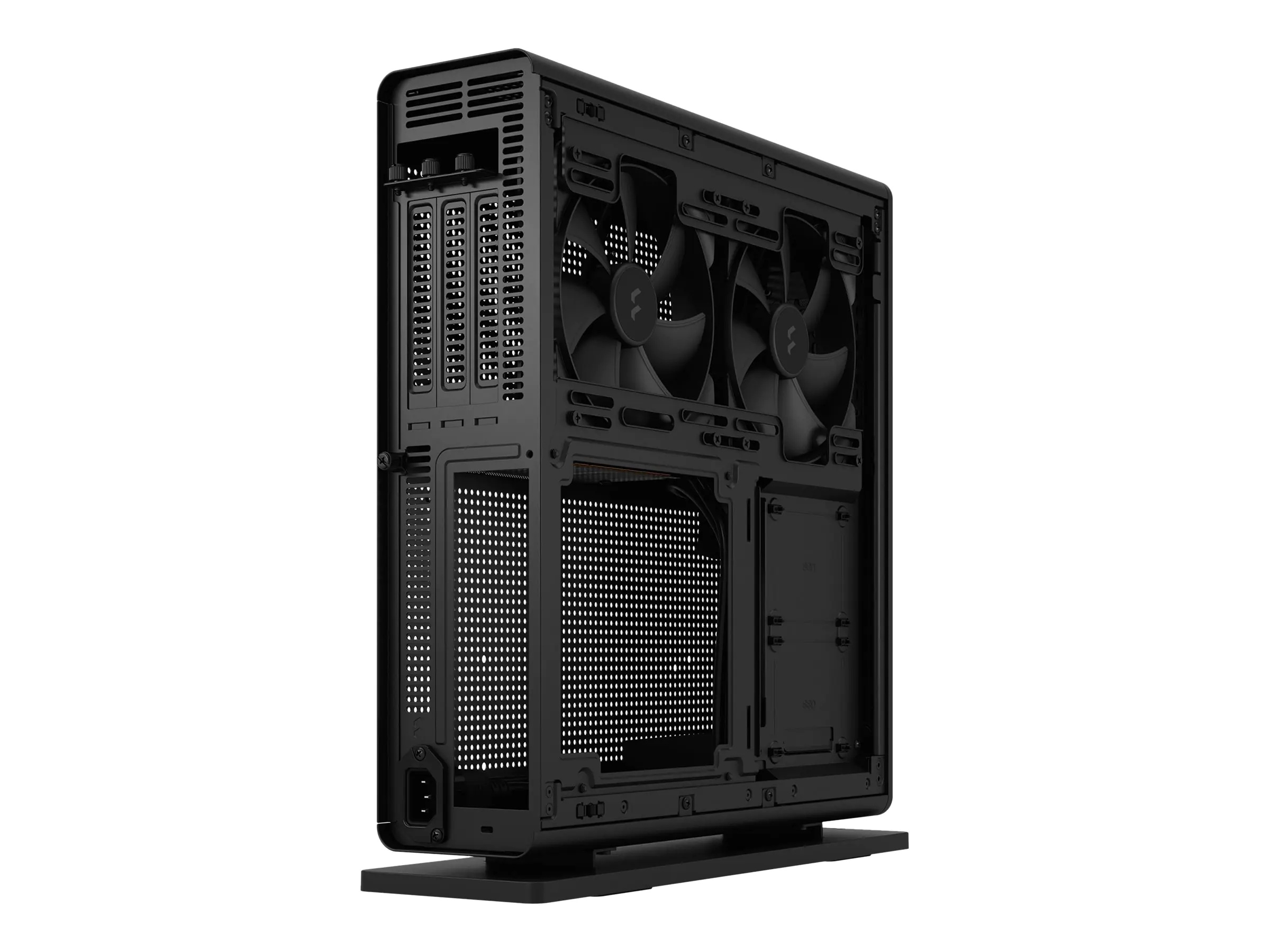 Fractal Design Ridge - SFF - Mini-ITX - keine Spannungsversorgung (SFX12V/SFX-L12V) - Schwarz - USB/Audio