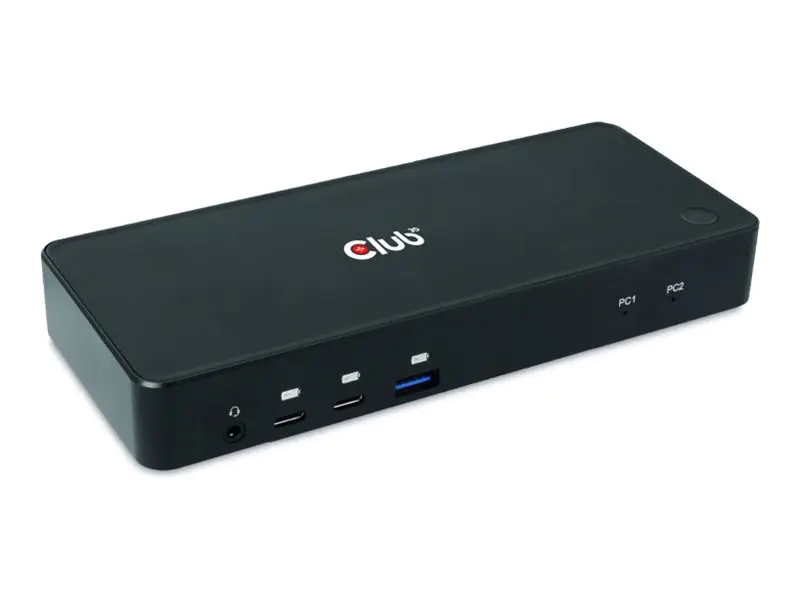 Club 3D CSV-1585 - Dockingstation - USB-C x 2 - DP, HDMI - 1GbE - 120 Watt