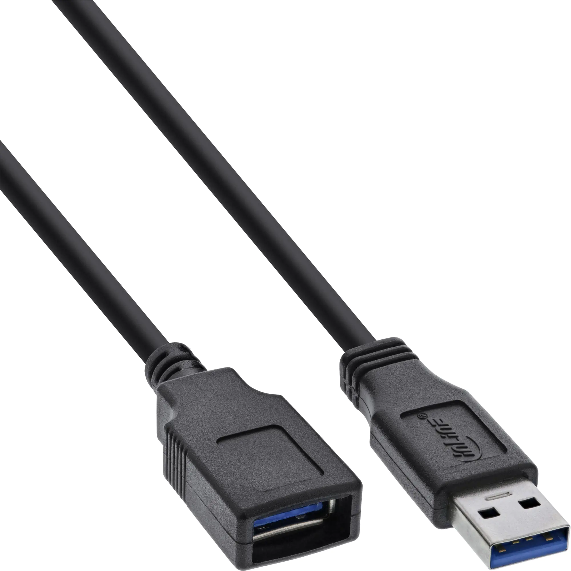 InLine - USB-Verlängerungskabel - USB Typ A (M) zu USB Typ A (W) - USB 3.0 - 1 m - Schwarz InLine - USB-Verlängerungskabel - USB Typ A (M) zu USB Typ A (W) - USB 3.0 - 1 m - Schwarz