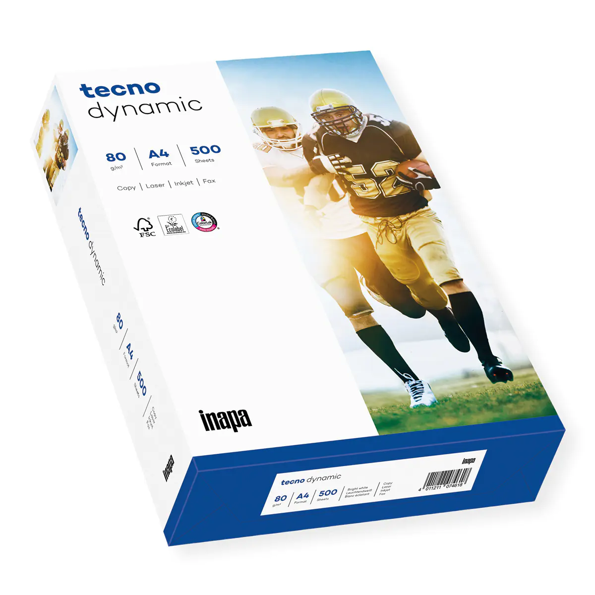 Inapa tecno Kopierpapier Dynamic A4 80g 500Bl. - 80 g/m² - A4 2100011483
