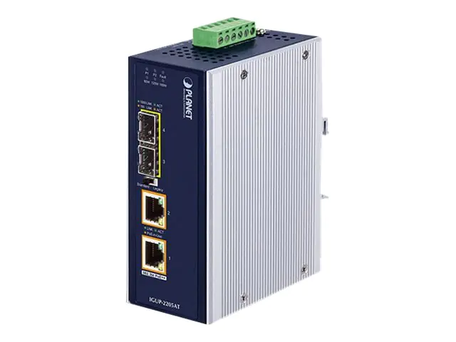 Planet IGUP-2205AT - Medienkonverter - 1GbE - 10Base-T, 1000Base-LX, 1000Base-SX, 100Base-TX,