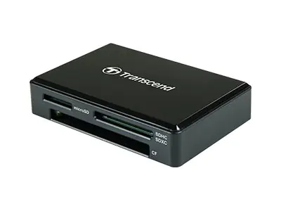Transcend RDC8 - Kartenleser (SDHC, SDHC UHS-I, SDXC, SDXC UHS-I, microSDHC, microSDHC UHS-I, microSDXC, microSDXC UHS-I, CF) - USB 3.1 Gen 1