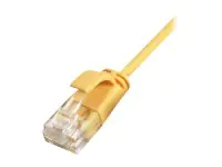 Roline Green - Patch-Kabel - RJ-45 (M) zu RJ-45 (M) - 2 m - UTP - CAT 6a - halogenfrei, geformt, ohne Haken, verseilt - Gelb