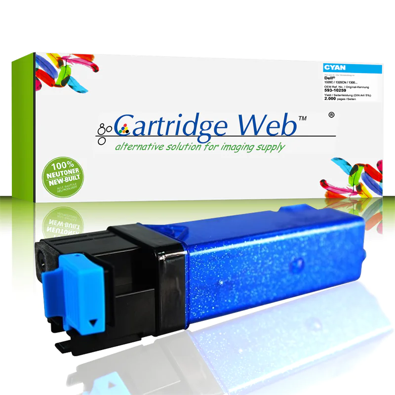 CartridgeWeb Toner kompatibel zu Dell 593-10259 KU051 cyan 2.000 Seiten 1 Stück