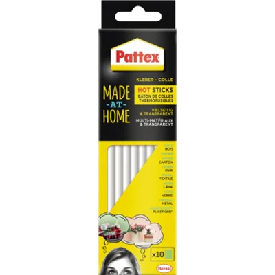Pattex Heißklebestick PMHHS 20g transparent 10 St./Pack. Pattex Heißklebestick PMHHS 20g transparent 10 St./Pack.