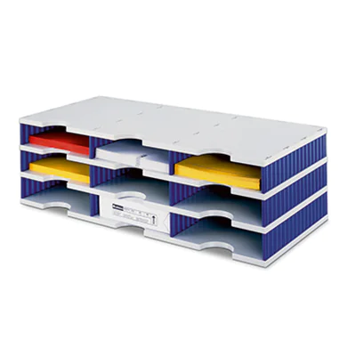 styro Grundeinheit styrodoc trio 268-0303.38 9Fächer gr/bl styro Grundeinheit styrodoc trio 268-0303.38 9Fächer gr/bl