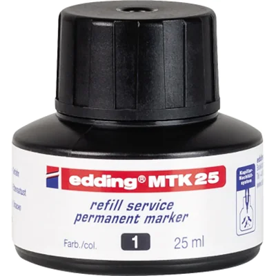 edding Nachfülltusche MTK 25 4-MTK25001 25ml schwarz edding Nachfülltusche MTK 25 4-MTK25001 25ml schwarz