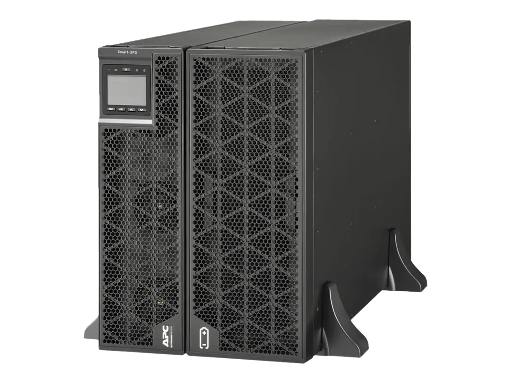 APC Smart-UPS RT - USV (in Rack montierbar/extern) - Wechselstrom 380/400/415 V - 15000 Watt - 15000 VA - RS-232, USB, Ethernet 10/100/1000 - 7U - Schwarz