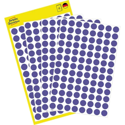 Avery Zweckform Markierungspunkt 3591 8mm blau 416 St./Pack. Avery Zweckform Markierungspunkt 3591 8mm blau 416 St./Pack.