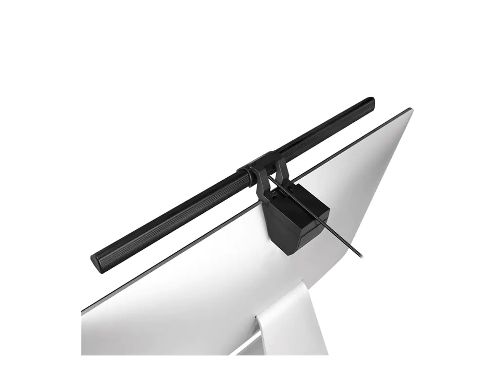 LogiLink - Monitor-Leselampe - LED - Klemmbefestigung - 5 W - Klasse F - warmweißes/naturweißes/kaltweißes Licht - 2800-6500 K