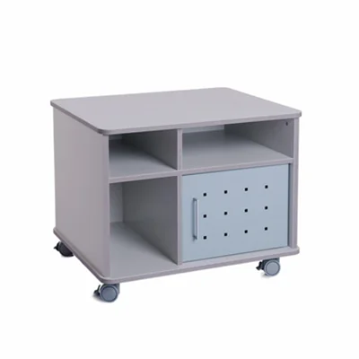 rocada Ablagewagen 575 x 590 x 720 mm (B x H x T) 125kg Holzfaser, melaminbeschichtet grau