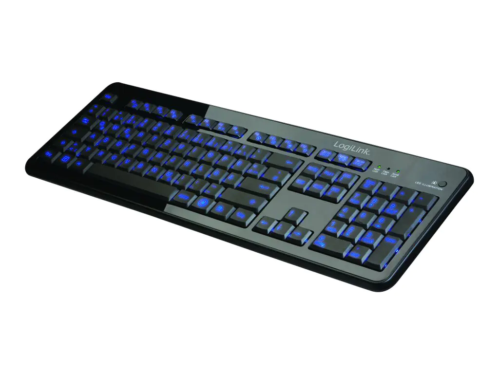 LogiLink Illuminated - Tastatur - hinterleuchtet ID0138