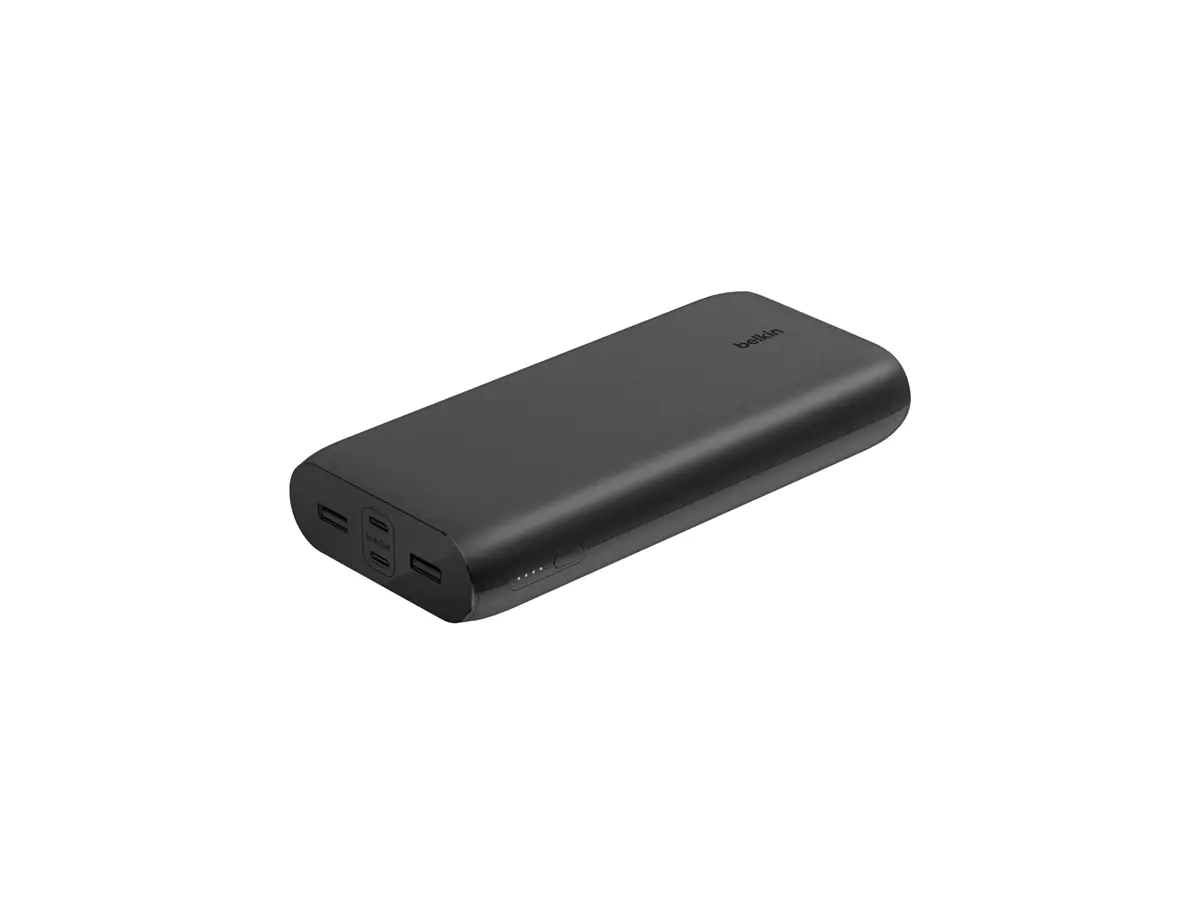 Belkin BoostCharge - Powerbank - 26000 mAh - 32 Watt - PD, Fast Charge - 4 Ausgabeanschlussstellen (USB-C, USB) BPB016BTBK