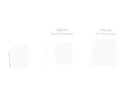LogiLink Dual SIM Card Adapter - Adapterkit für SIM-Karte