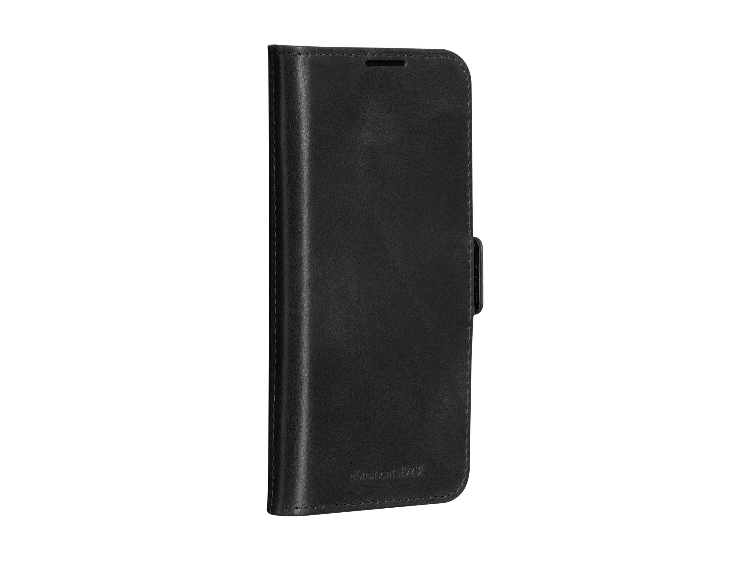 dbramante1928 Lynge - Flip-Hülle für Mobiltelefon - genarbtes Leder - Schwarz - für Samsung Galaxy A56
