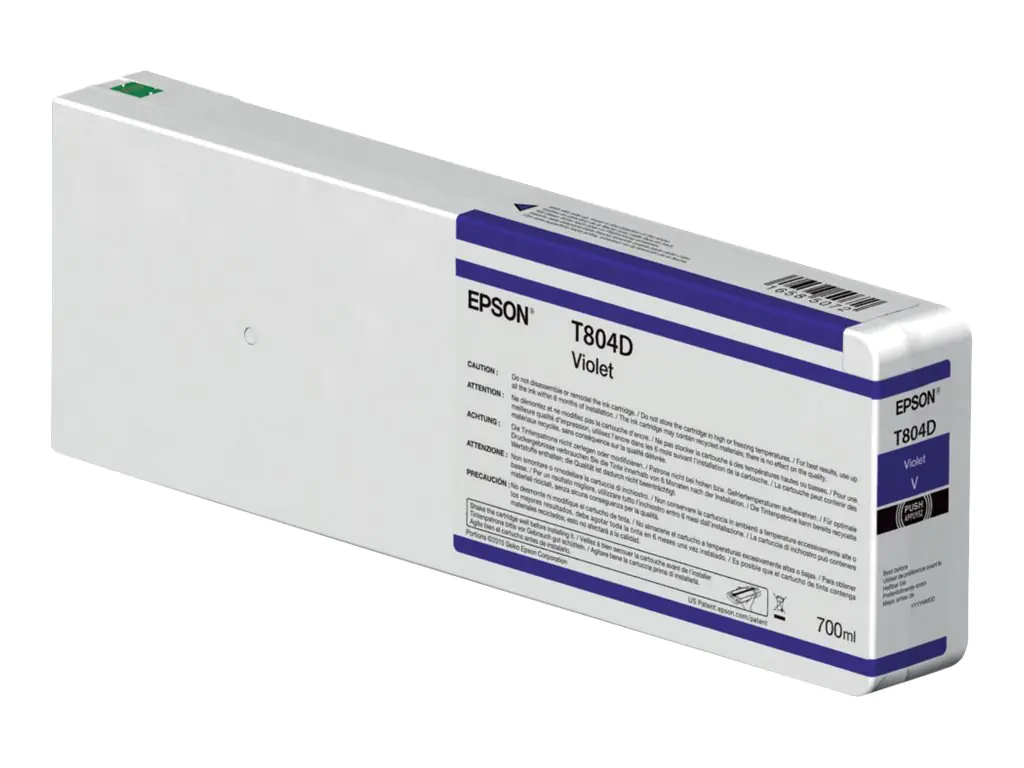 Epson T804D00 - 700 ml - violett - Original - Tintenpatrone - für SureColor SC-P7000, SC-P7000V, SC-P9000, SC-P9000V