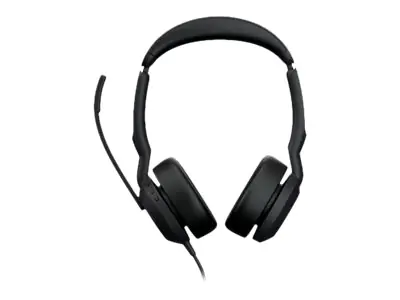 Jabra Evolve2 50 MS Stereo - Headset - On-Ear - kabelgebunden - aktive Rauschunterdrückung - USB-A - Schwarz - Zoom Certified, Zertifiziert für Microsoft Teams, Cisco Webex Certified, Alcatel-Lucent-zertifiziert, Unify Certified, Google Meet Certified, Am