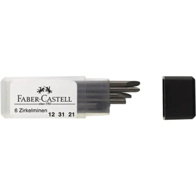 Faber-Castell Zirkelmine 123121 in Dose 6 St./Pack. Faber-Castell Zirkelmine 123121 in Dose 6 St./Pack.