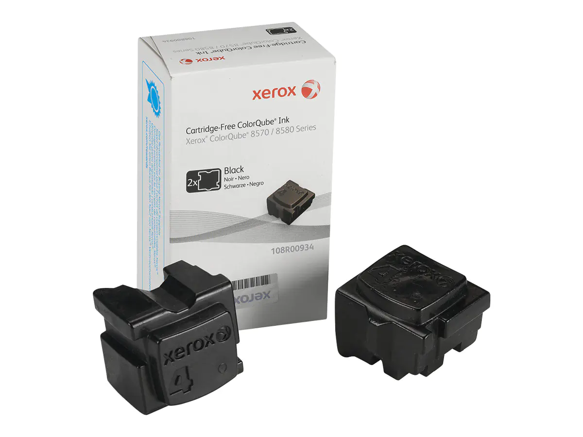 Xerox ColorQube 8580 - Schwarz - feste Tinten - für ColorQube 8570, 8570DN, 8570DT, 8570N, 8580_ADN, 8580_ADNM, 8580_AN, 8580_ANM Xerox ColorQube 8580 - Schwarz - feste Tinten - für ColorQube 8570, 8570DN, 8570DT, 8570N, 8580_ADN, 8580_ADNM, 8580_AN, 8580_ANM