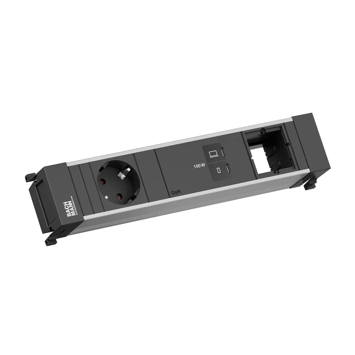 Bachmann Power Frame 1xCEE7/3 1xUSB C/C 100W 1xCM - Zubehör Stromversorgung BM0023849
