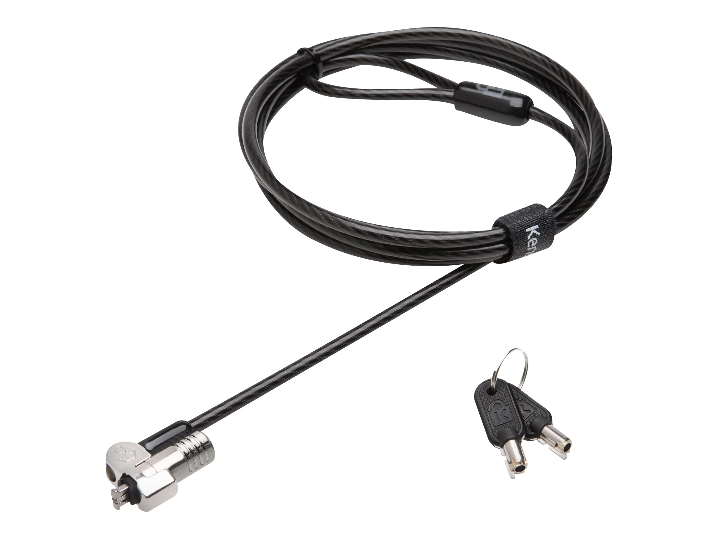 Kensington NanoSaver Keyed Laptop Lock - Master Keyed - Sicherheitskabelschloss - Silber - 1.8 m