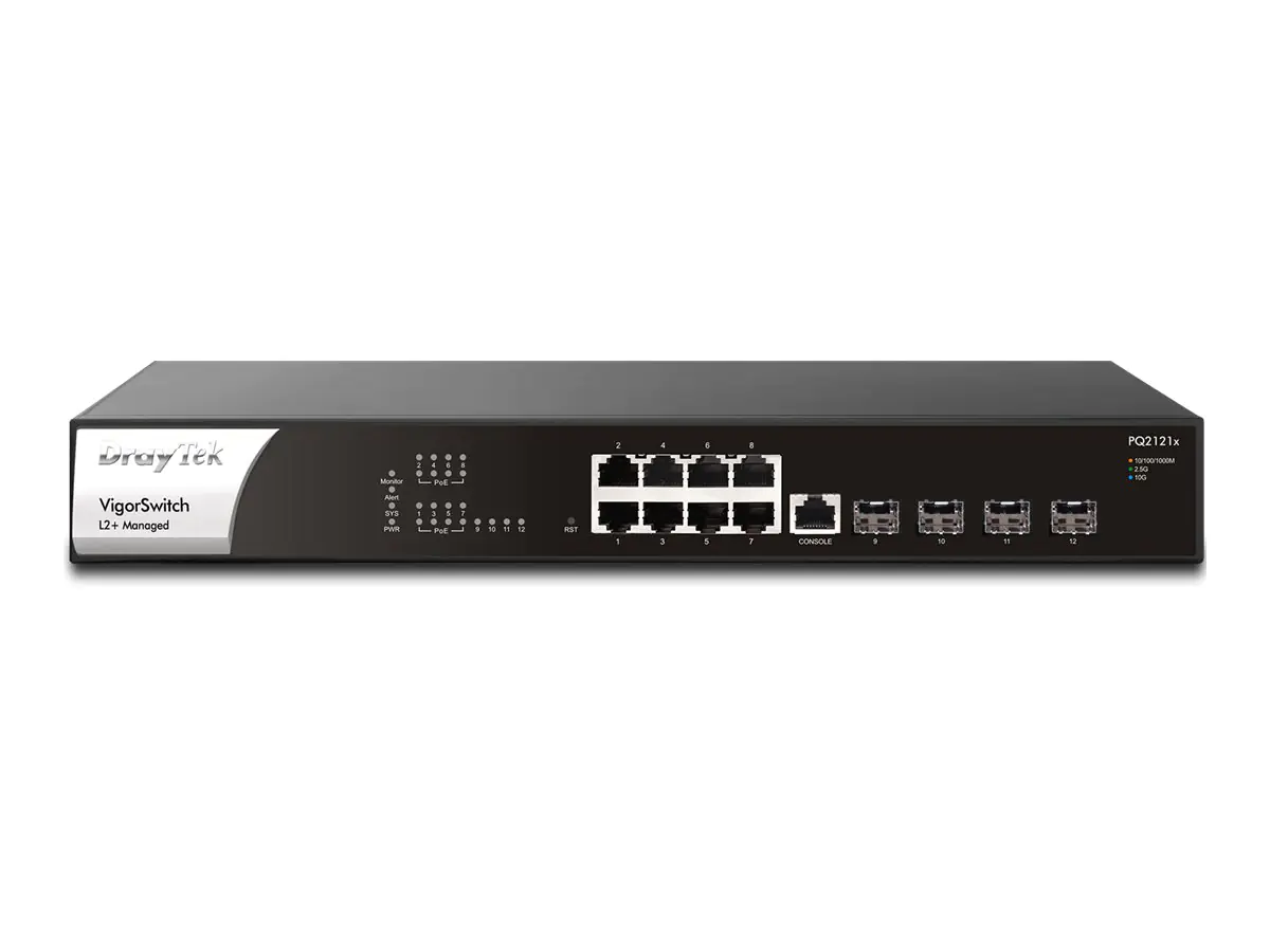 Draytek VigorSwitch Q2121x - Switch - L2+ - managed VSWITCHQ2121X-DE-AT-CH