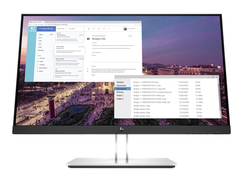 HP E-Series E23 G4 Computerbildschirm 23" - Flachbildschirm (TFT/LCD) - 58,4 cm 9VF96AA#ABB
