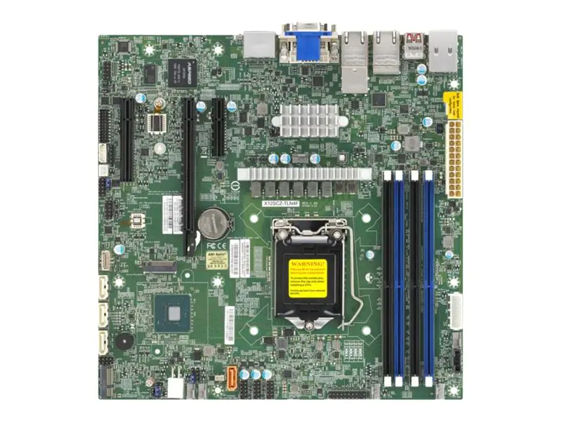 Supermicro X12SCZ-TLN4F - Motherboard - micro