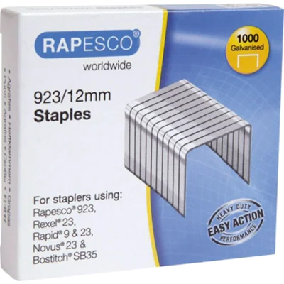Rapesco 1238, Klammerpack, 1,2 cm, 1000 Heftklammern, Stahl, Aluminium, 119 Stück(e)