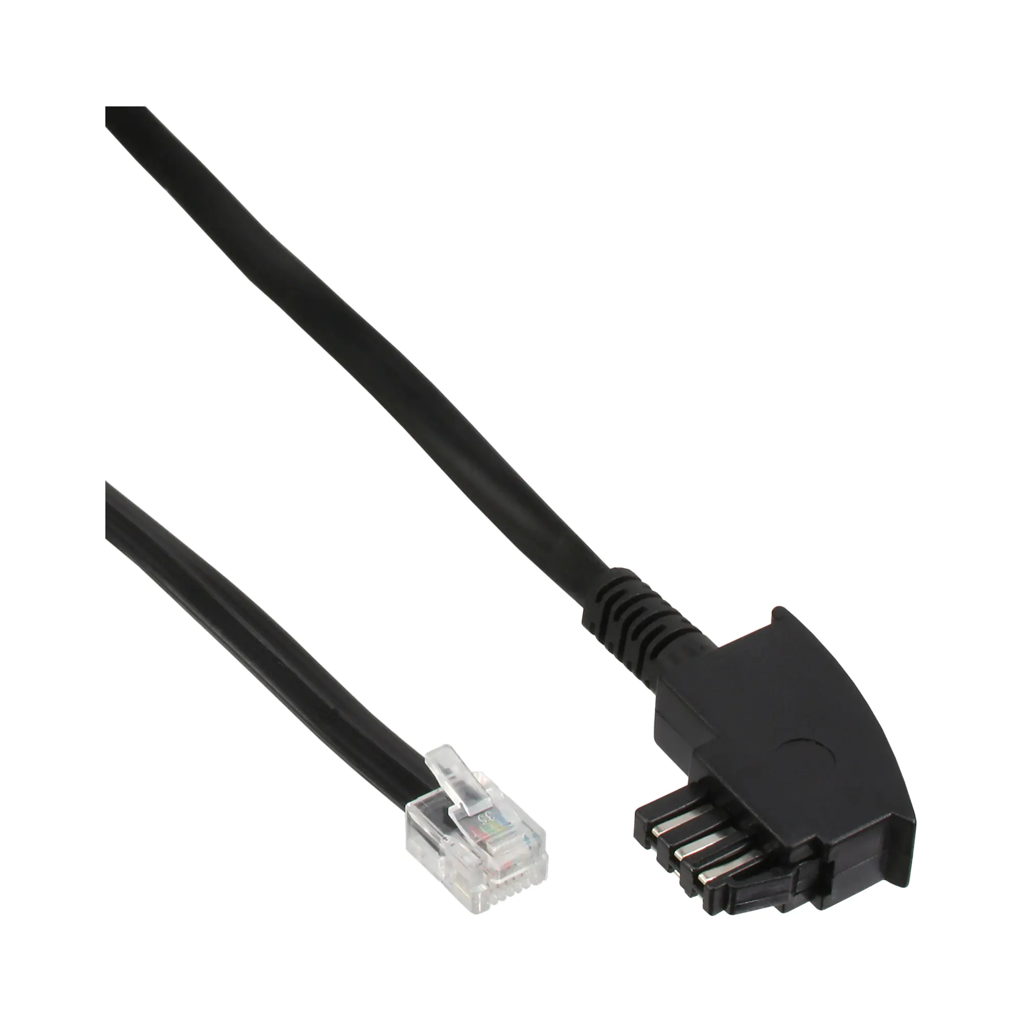 InLine - Telefonkabel - TAE-N (M) zu RJ-11 (M) - 6 m - Schwarz InLine - Telefonkabel - TAE-N (M) zu RJ-11 (M) - 6 m - Schwarz