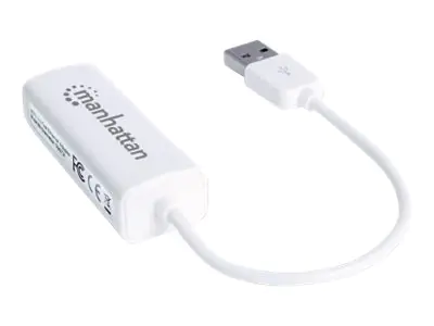 Manhattan USB-A Fast Ethernet Adapter, 10/100 Mbps Network, 480 Mbps (USB 2.0) 506731
