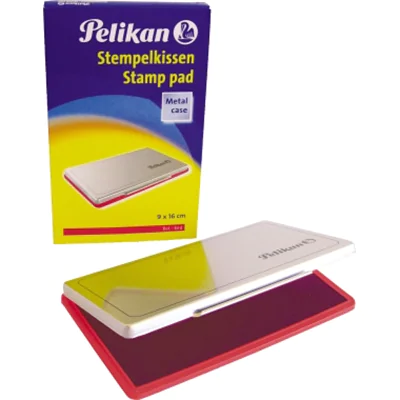 Pelikan Stempelkissen 1 331132 getränkt ohne Öl 9x16cm rot Pelikan Stempelkissen 1 331132 getränkt ohne Öl 9x16cm rot