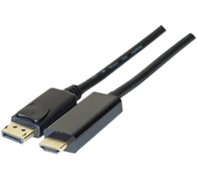 exertis Connect - Adapterkabel - DisplayPort männlich zu HDMI männlich - 2 m - Schwarz - Unterstützung für 3D-Video exertis Connect - Adapterkabel - DisplayPort männlich zu HDMI männlich - 2 m - Schwarz - Unterstützung für 3D-Video