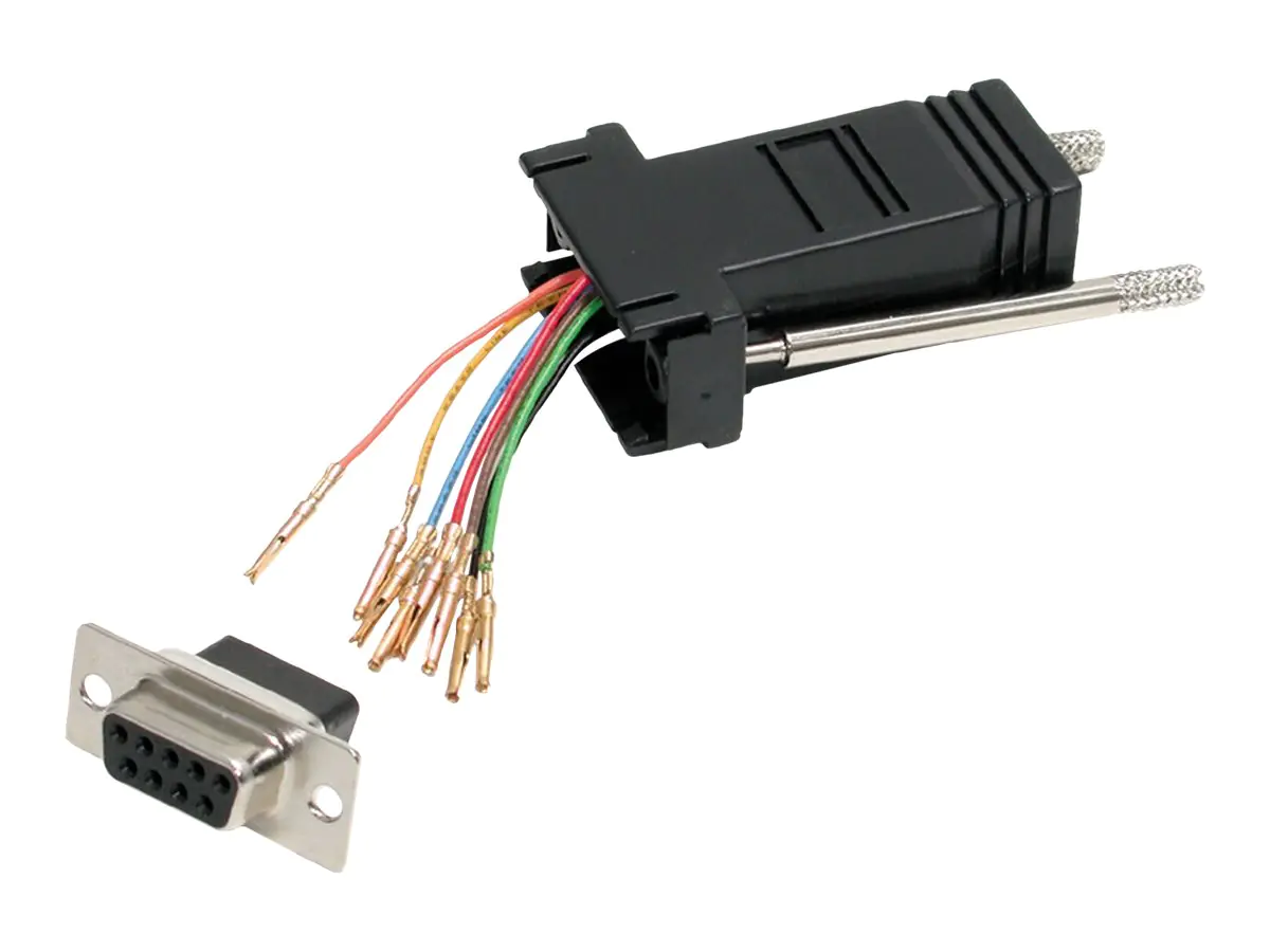 StarTech DB9 auf RJ45 Modular Adapter - Bu/Bu - Serieller Adapter - DB-9 (W) zu RJ-45 (W) - für P/N: ICUSB2324852, ICUSB422