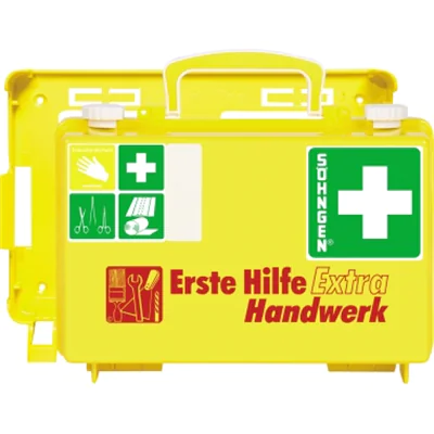 SÖHNGEN Erste Hilfe Koffer EXTRA Handwerk 0320125 DIN 13157 gelb SÖHNGEN Erste Hilfe Koffer EXTRA Handwerk 0320125 DIN 13157 gelb