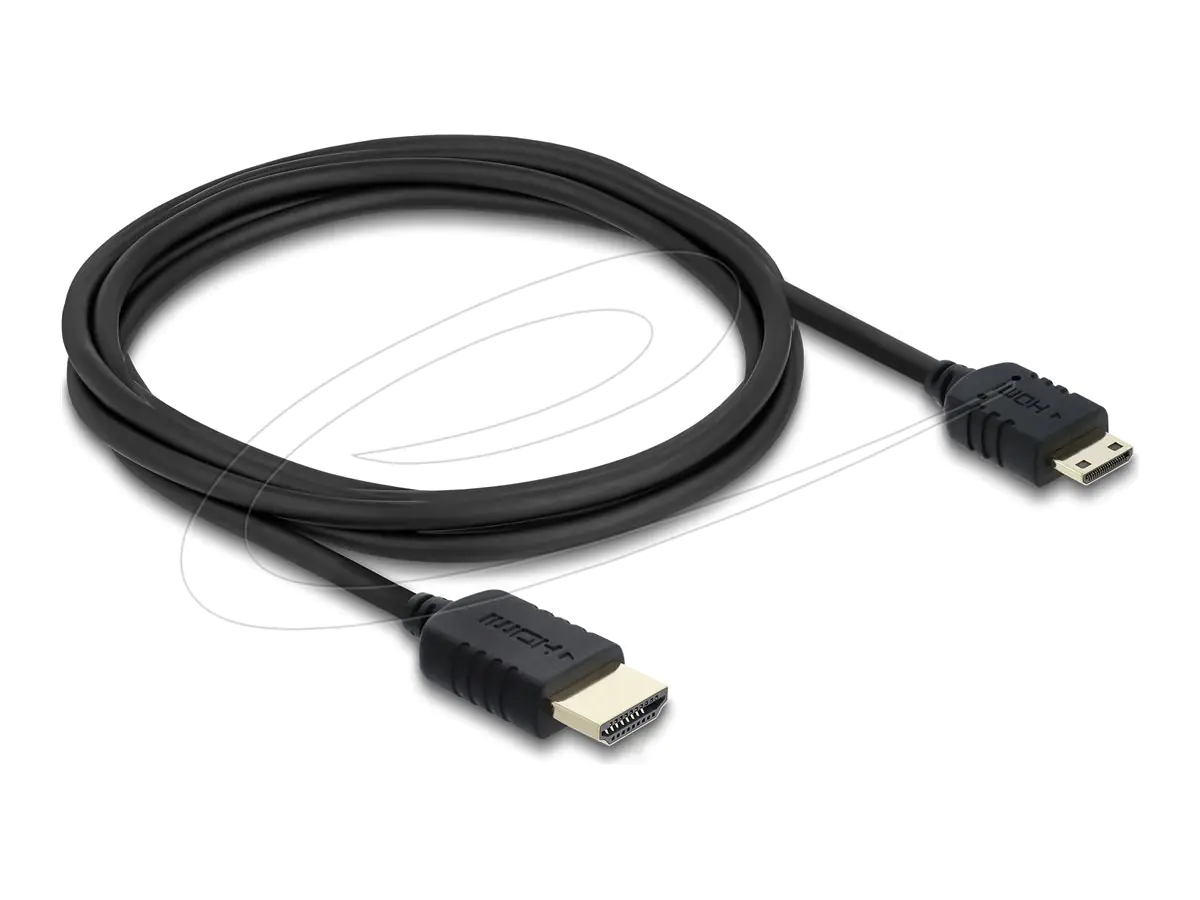 Delock Ultra High Speed - HDMI-Kabel - HDMI männlich zu 19-poliger Mini-HDMI männlich - 2 m -