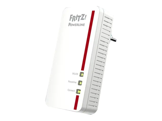 AVM FRITZ!Powerline 1260E - Bridge - GigE, HomePlug AV (HPAV) 2.0, IEEE 1901 - 802.11a/b/g/n/ac - Dual-Band - an Wandsteckdose anschließbar