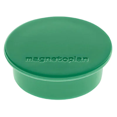 magnetoplan Magnet Discofix Color 1662005 40mm gn 10 St./Pack.