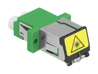 Delock - Netzwerkkoppler - LC Single-Modus (W) zu LC Single-Modus (W) - Glasfaser - Duplex - grün