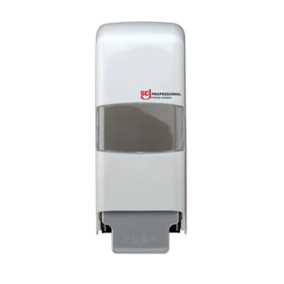 SC Johnson PROFESSIONAL Seifenspender Vario Ultra® 13,5 x 33 x 13,5 cm (B x H x T) 1 und 2l Kunststoff weiß SC Johnson PROFESSIONAL Seifenspender Vario Ultra® 13,5 x 33 x 13,5 cm (B x H x T) 1 und 2l Kunststoff weiß