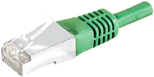 Dexlan - Patch-Kabel - RJ-45 (M) zu RJ-45 (M) - 50 cm - SSTP, PiMF - CAT 6a - grün