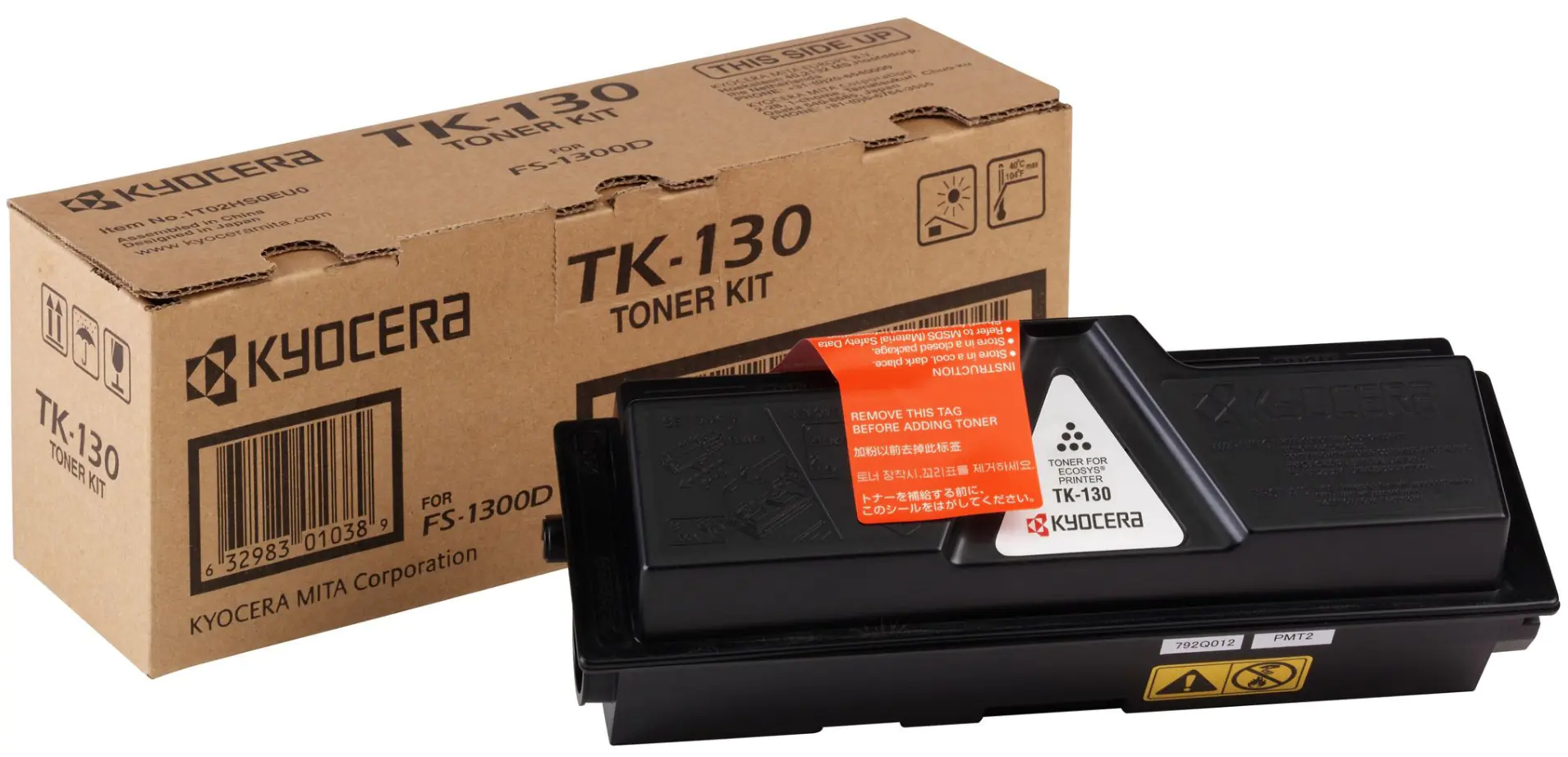 Kyocera TK 130 - Schwarz - Original - Tonerpatrone - für Kyocera FS-1028, FS-1128; FS-1300, 1350 Kyocera TK 130 - Schwarz - Original - Tonerpatrone - für Kyocera FS-1028, FS-1128; FS-1300, 1350