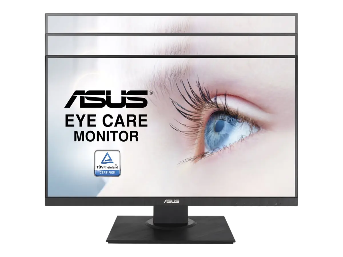 ASUS VA24DQLB - LED-Monitor - 60.5 cm (23.8") - 1920 x 1080 Full HD (1080p) @ 75 Hz - IPS - 250 cd/m² - 1000:1 - 5 ms - HDMI, VGA, DisplayPort - Lautsprecher