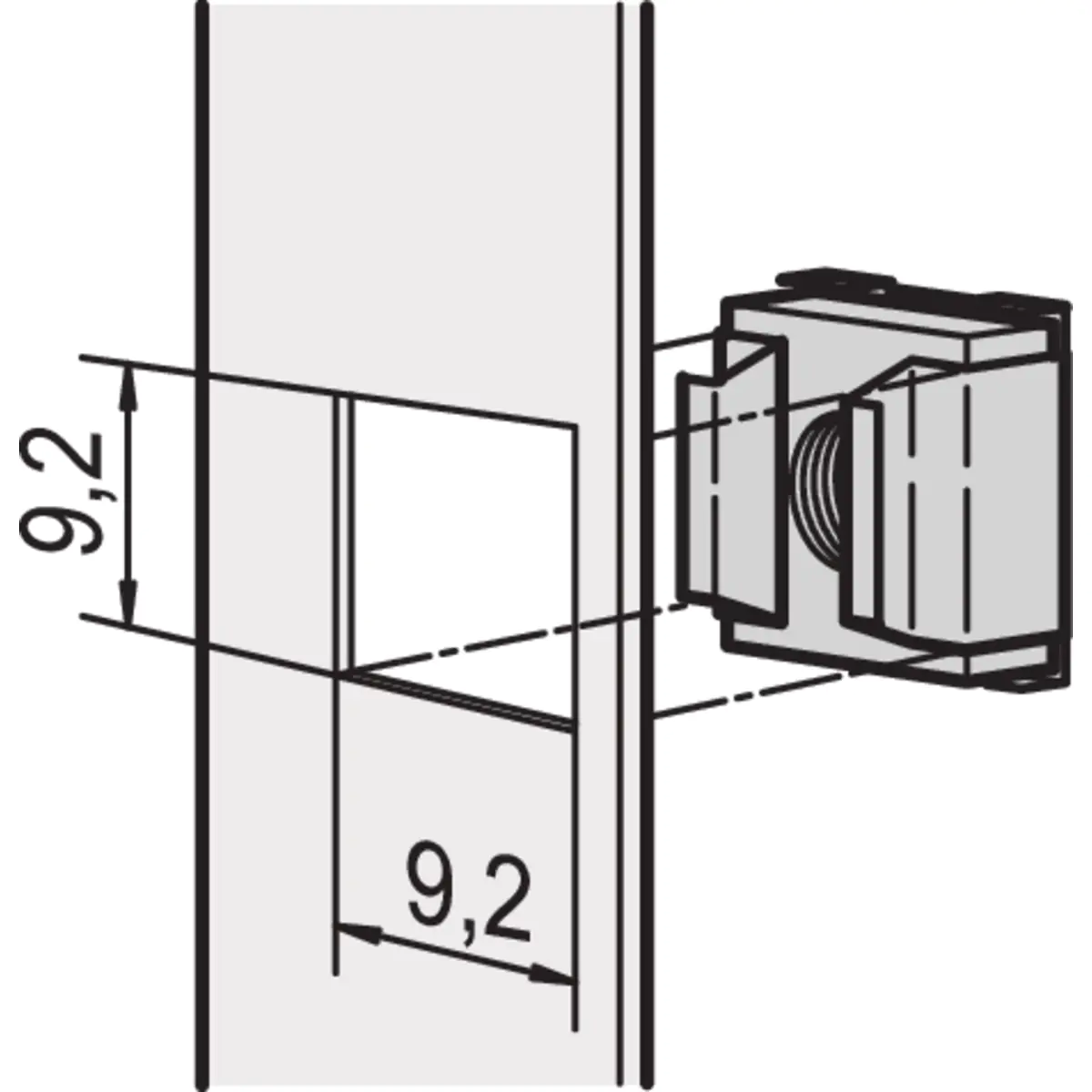 SCHROFF 21100-001 - Käfigmutternpack - Zink - Stahl - - 50 Stueck e