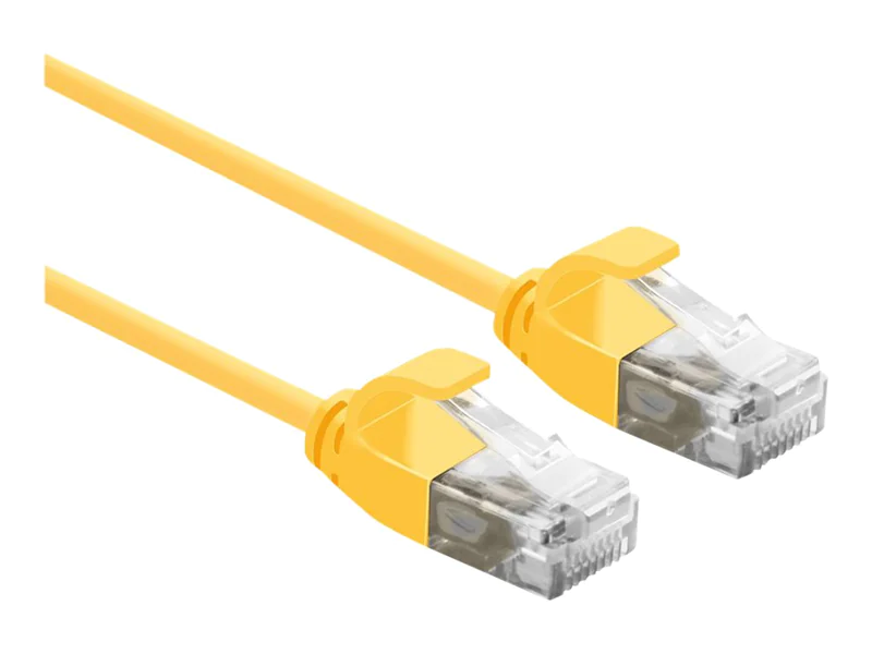 Roline - Patch-Kabel - RJ-45 (M) zu RJ-45 (M) - 2 m - UTP - CAT 6a - halogenfrei, geformt - Gelb Roline - Patch-Kabel - RJ-45 (M) zu RJ-45 (M) - 2 m - UTP - CAT 6a - halogenfrei, geformt - Gelb