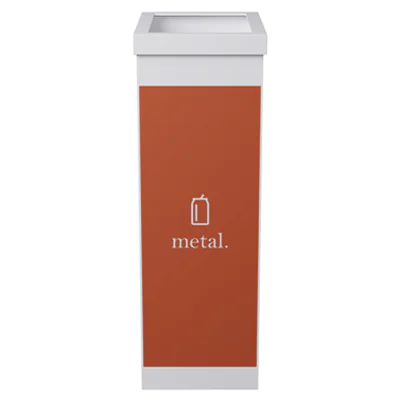 Paperflow Abfallsammelsystem 36,6 x 76 x 26,3 cm (B x H x T) 60l 1 Sortierfach Polystyrol weiß/orange Paperflow Abfallsammelsystem 36,6 x 76 x 26,3 cm (B x H x T) 60l 1 Sortierfach Polystyrol weiß/orange