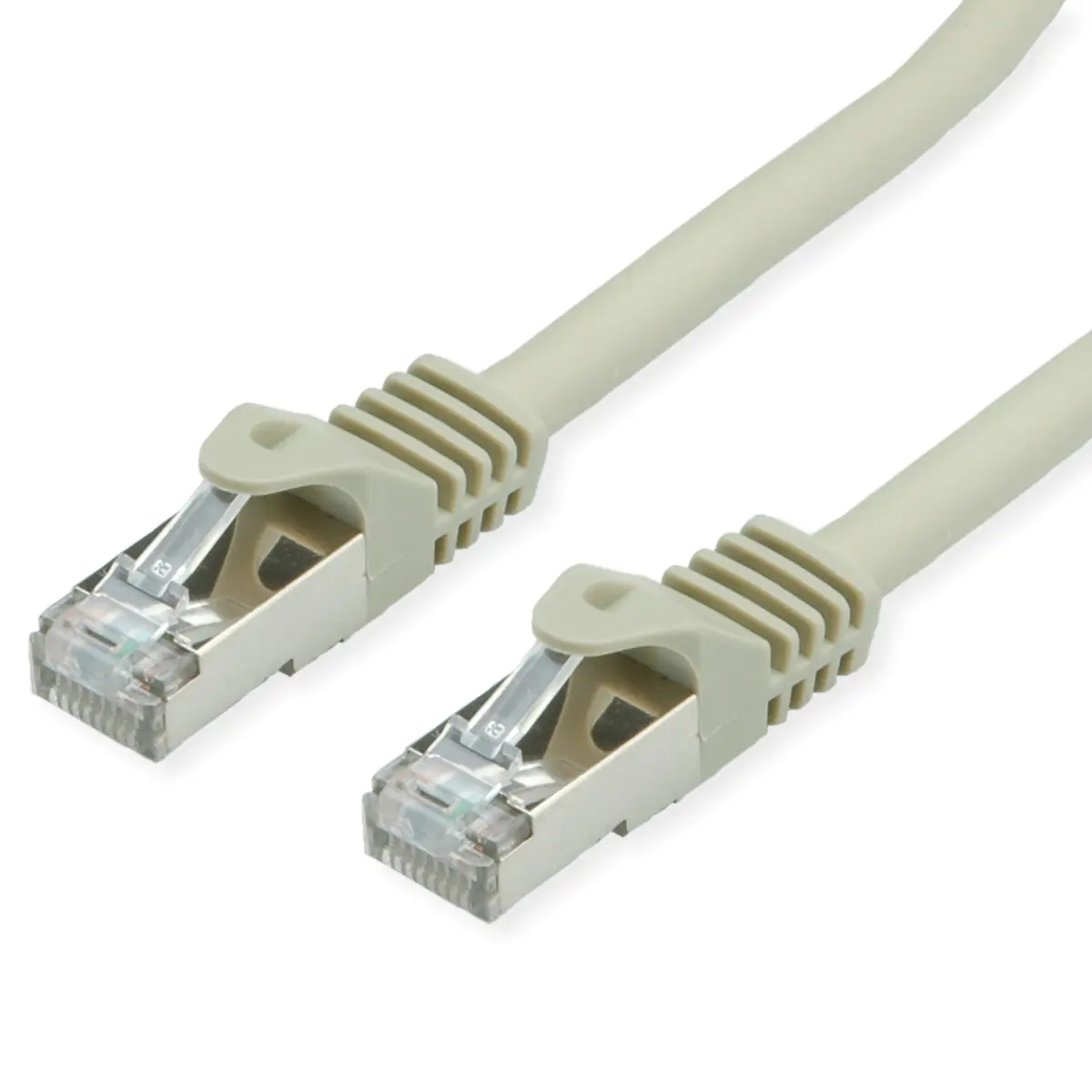 VALUE - Netzwerkkabel - RJ-45 (M) bis RJ-45 (M) - 1 m - SFTP - CAT 6a - Grau