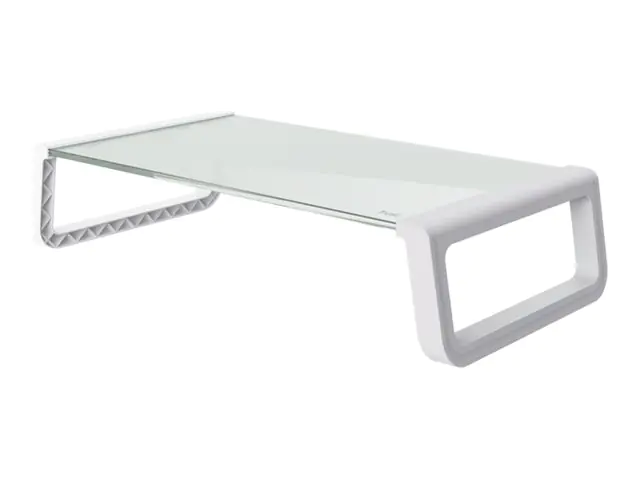 Trust Monta - Notebook- / LCD-Monitorständer - gehärtetes Glas - weiß
