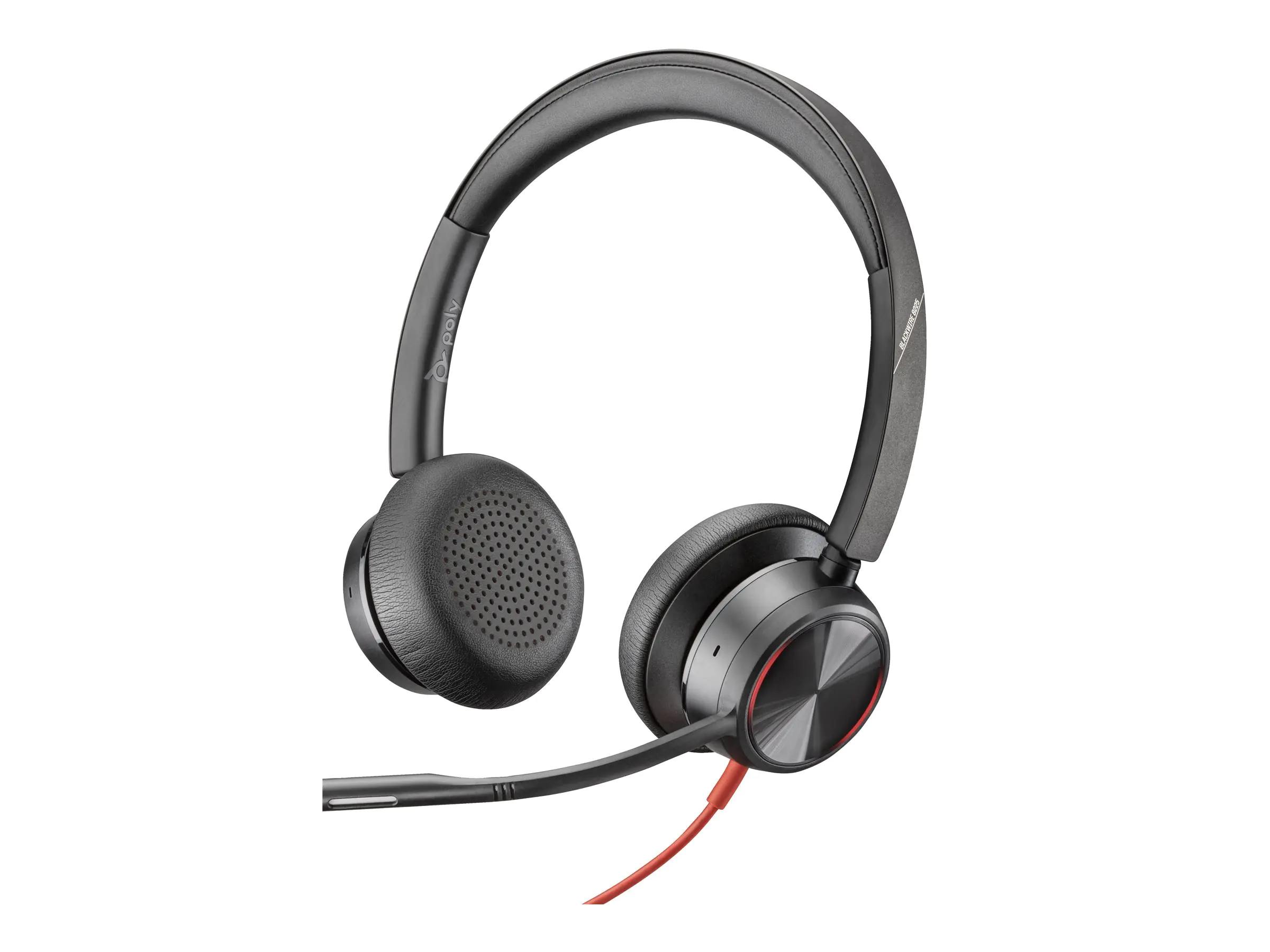 Poly Blackwire 8225 - Blackwire 8200 series - Headset - On-Ear - kabelgebunden - aktive Rauschunterdrückung - USB-C - Schwarz - Zertifiziert für Microsoft Teams, UC-zertifiziert